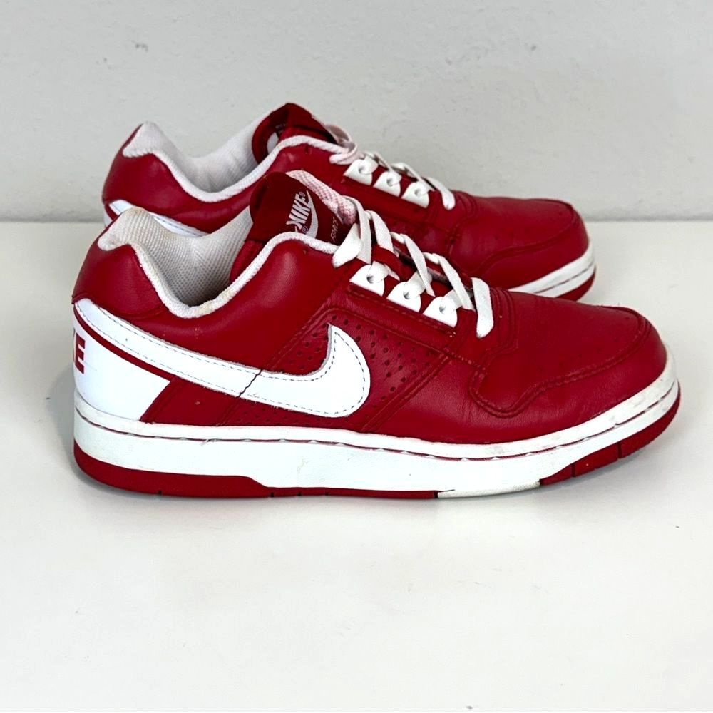 Vintage Nike Delta Force Low Red White Sneakers Women's 7
